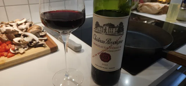 Viktig med inspirasjon fra Bordeaux for en såpass fancy rett.