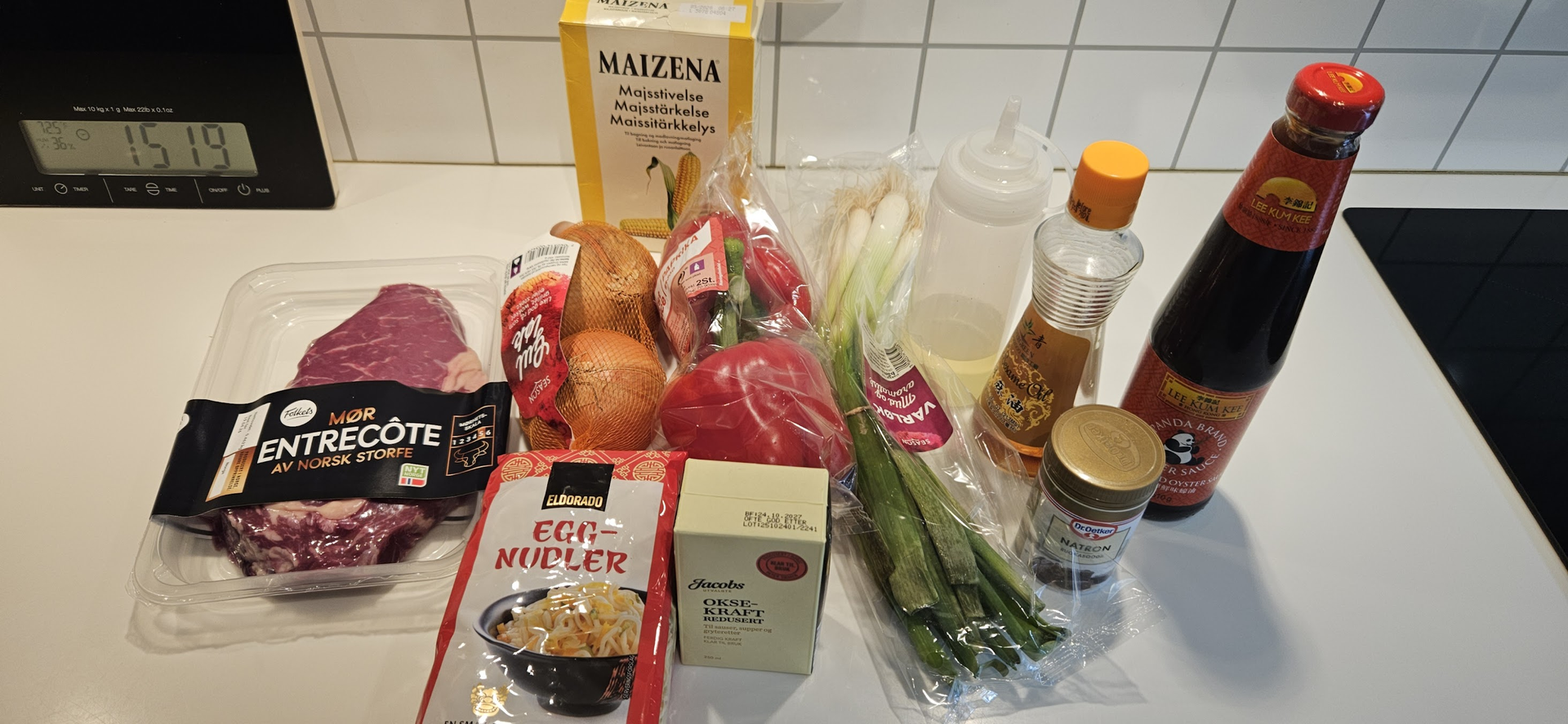 Klargjør ingrediensene før du starter, så går resten raskt i panna.